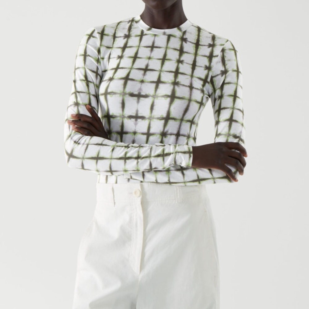 COS Round-Neck Long-Sleeve Top XS